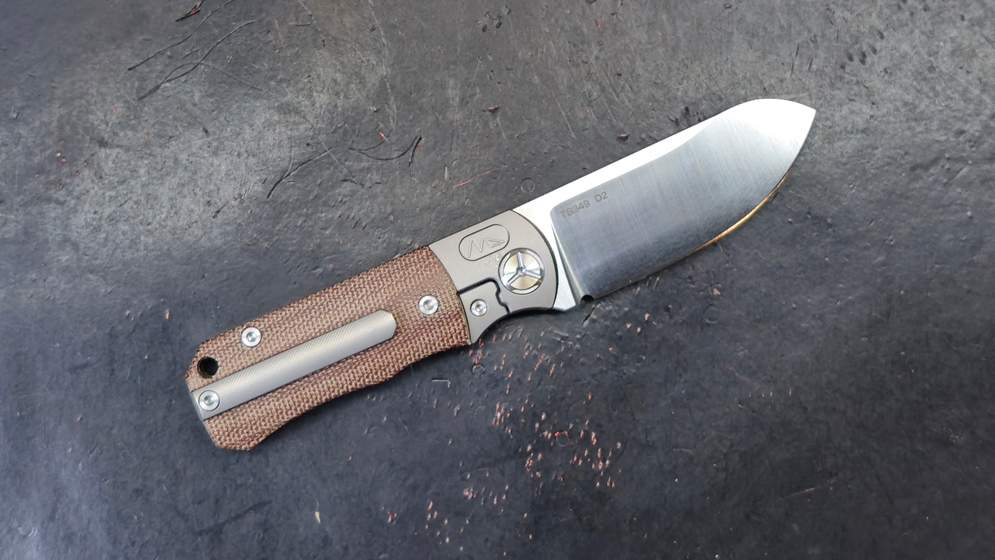 TWOSUN TS349 Titanium Micarta D2 (NEW)