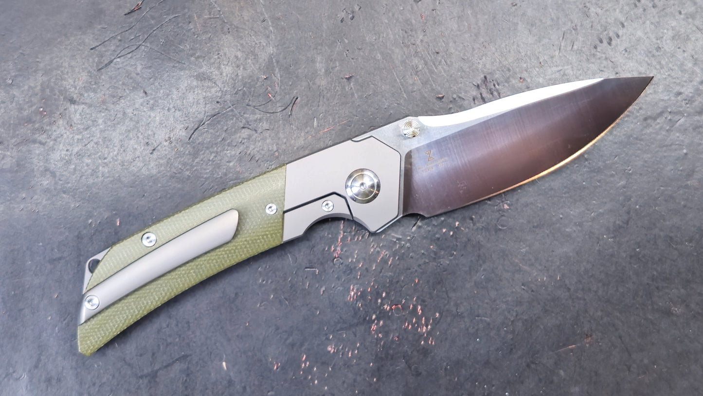 TWOSUN TS369 Titanium Micarta D2 (NEW)