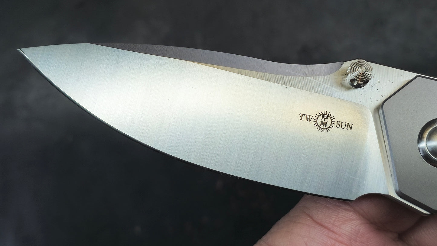 TWOSUN TS369 Titanium Micarta D2 (NEW)