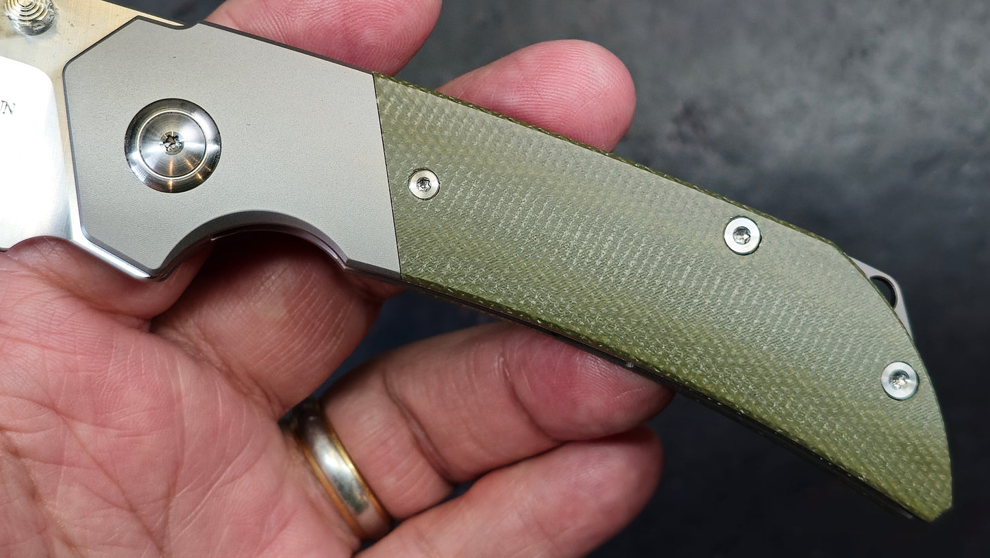 TWOSUN TS369 Titanium Micarta D2 (NEW)