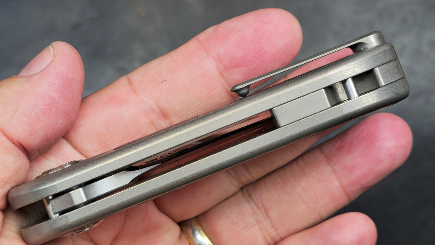 TwoSun TS319 Carbon Fiber/Titanium Handle M390 (NEW)