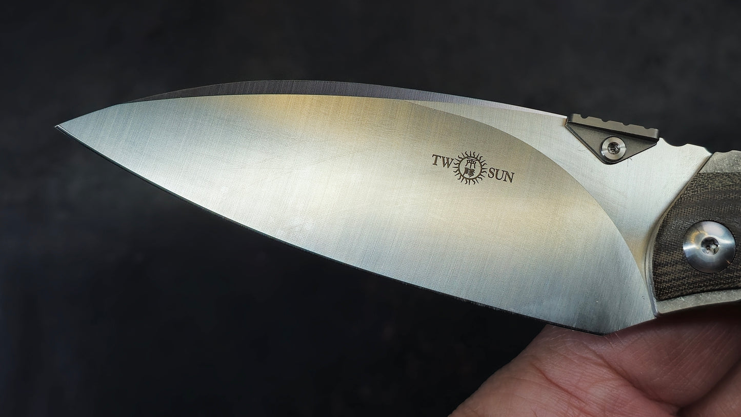 TWOSUN TS357 Titanium MICARTA D2 (NEW)
