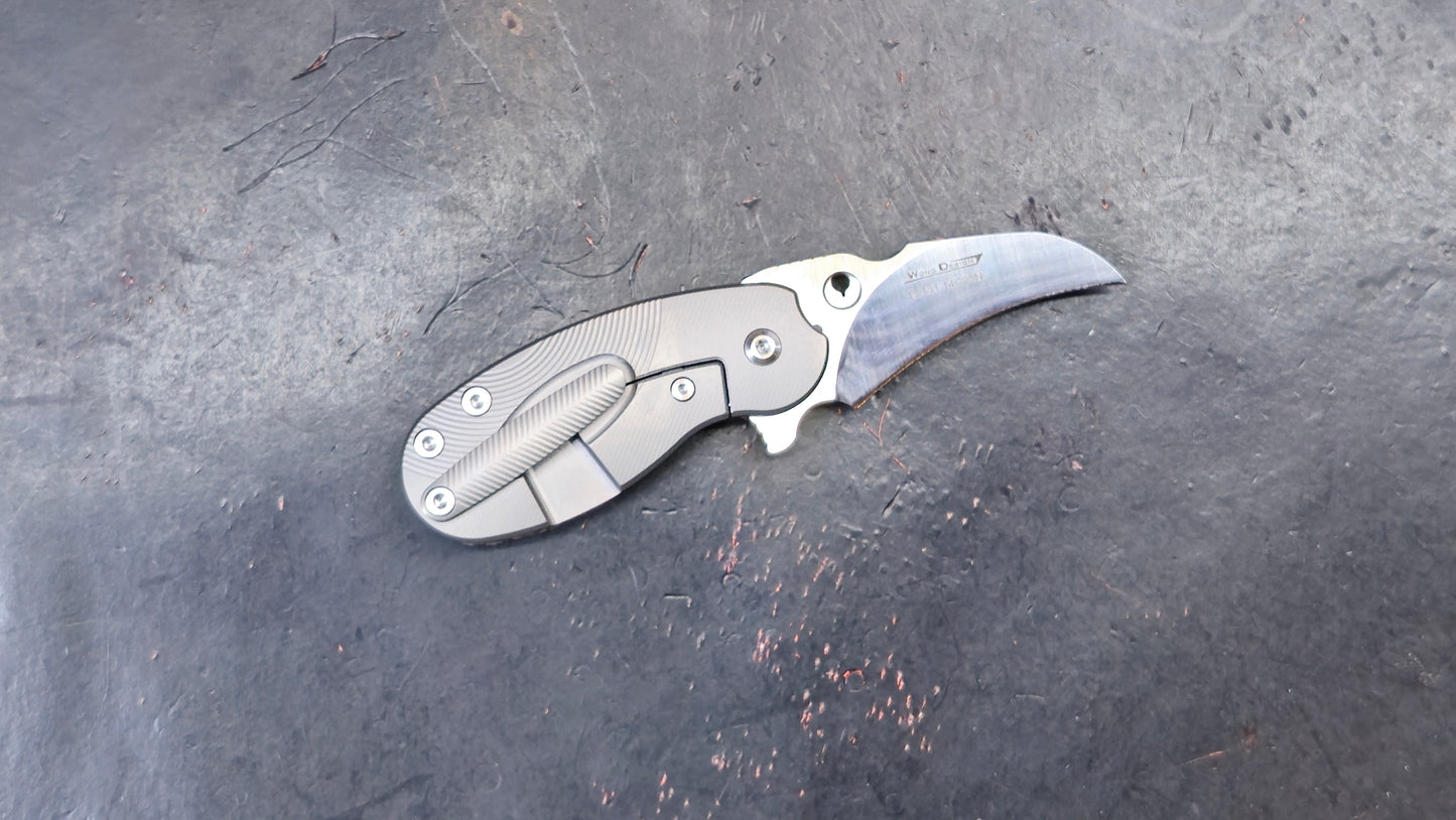 TWOSUN TS181 Micarta Titanium 14C28N (NEW)