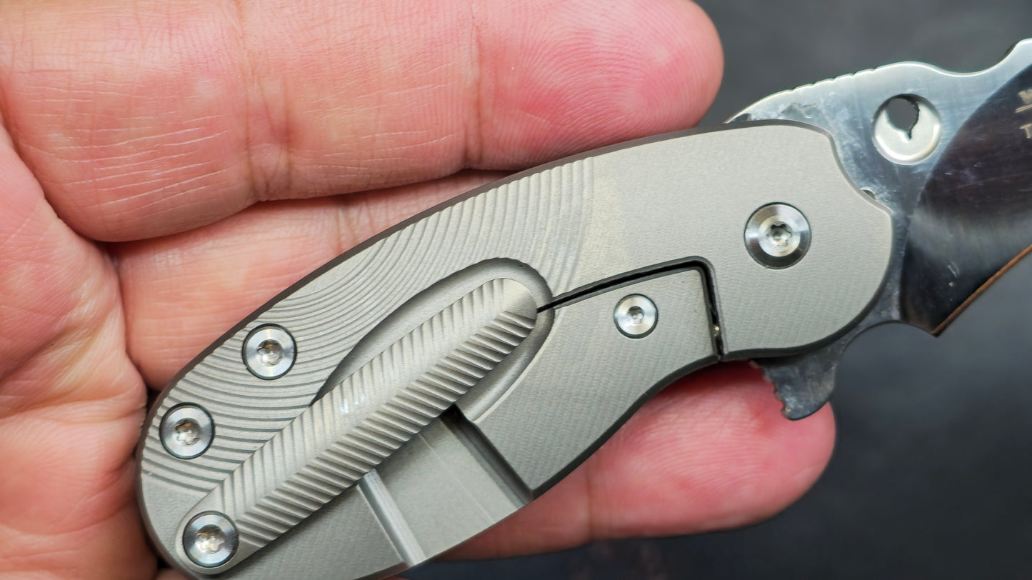 TWOSUN TS181 Micarta Titanium 14C28N (NEW)