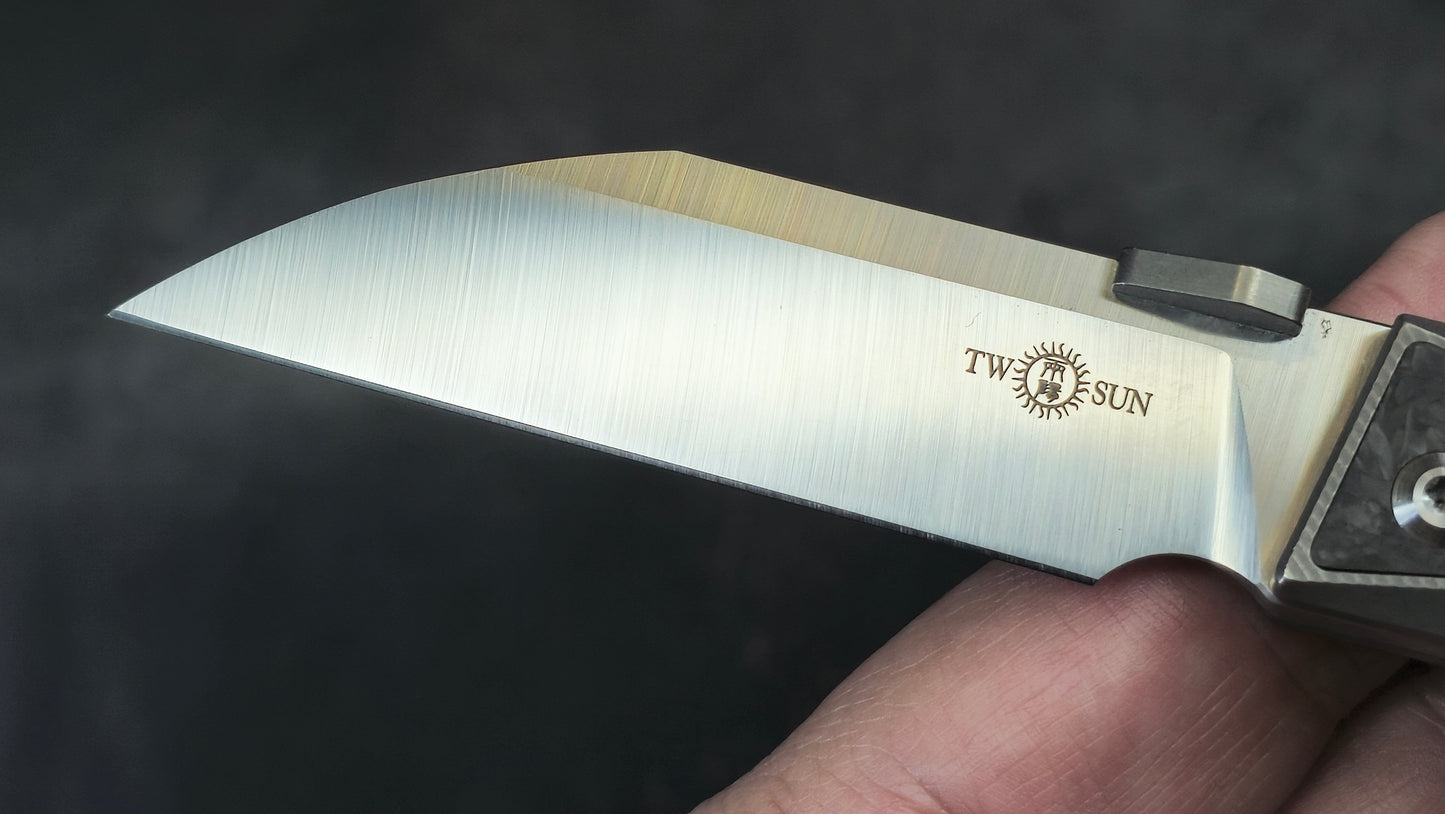 TWOSUN TS322 Titanium Carbon Fiber M390 (NEW)