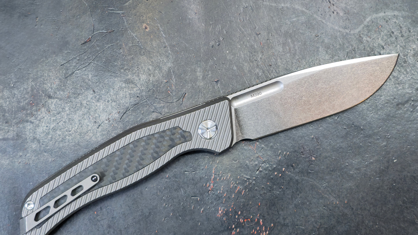 TWOSUN TS329 Titanium Carbon Fiber M390 (NEW)