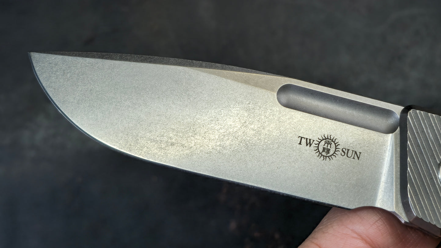 TWOSUN TS329 Titanium Carbon Fiber M390 (NEW)