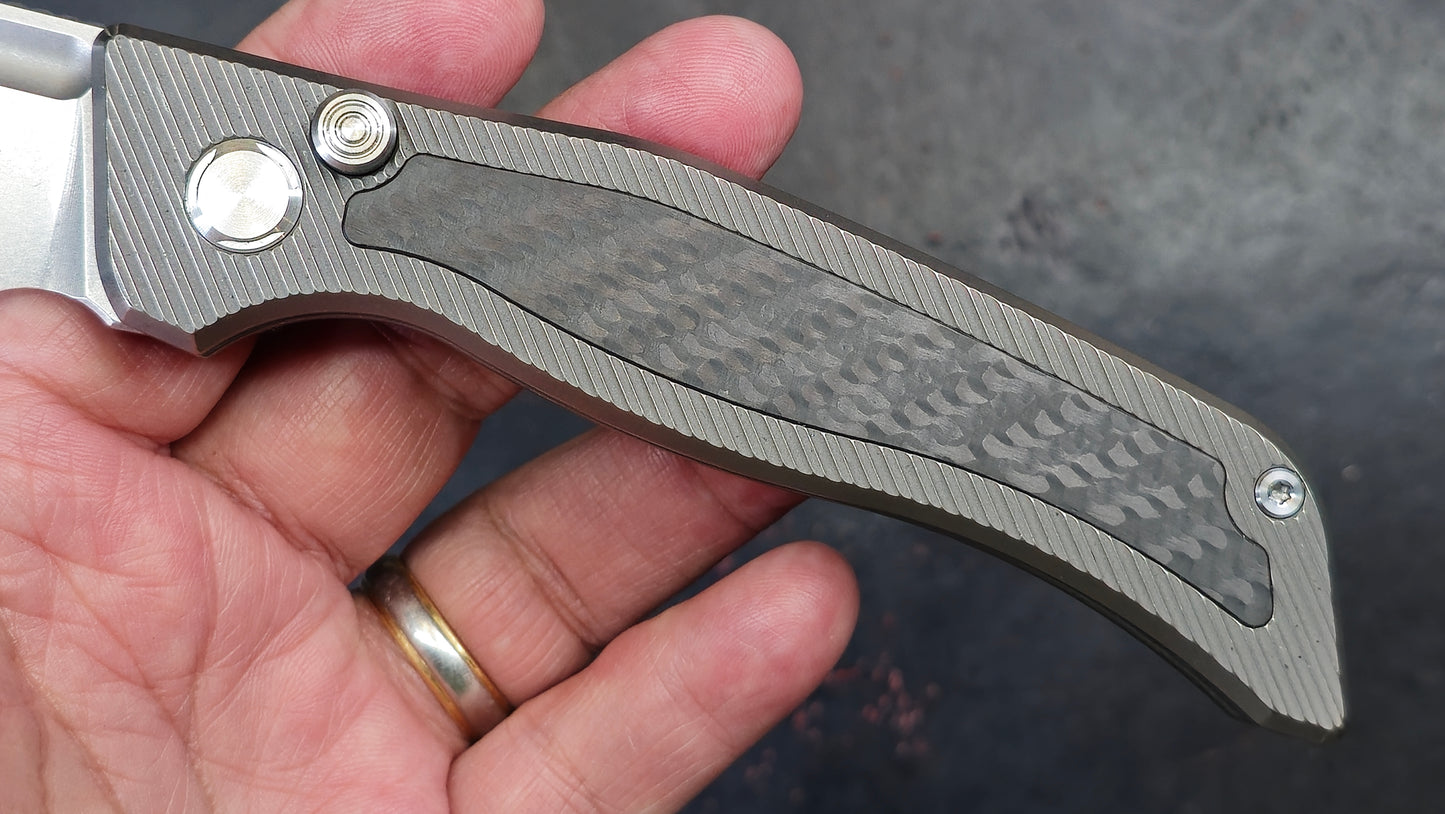 TWOSUN TS329 Titanium Carbon Fiber M390 (NEW)