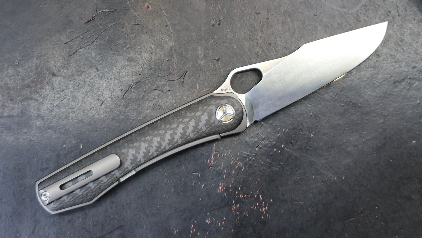 TWOSUN TS305 Titanium Carbon Fiber M390 (NEW)