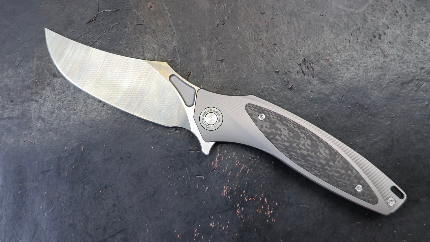 TWOSUN TS367 Titanium Carbon Fiber M390 (NEW)