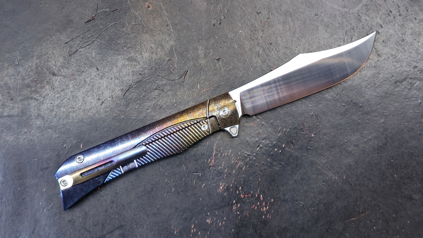 TWOSUN TS332 Titanium (COLOR ANODIZED) M390 (NEW)