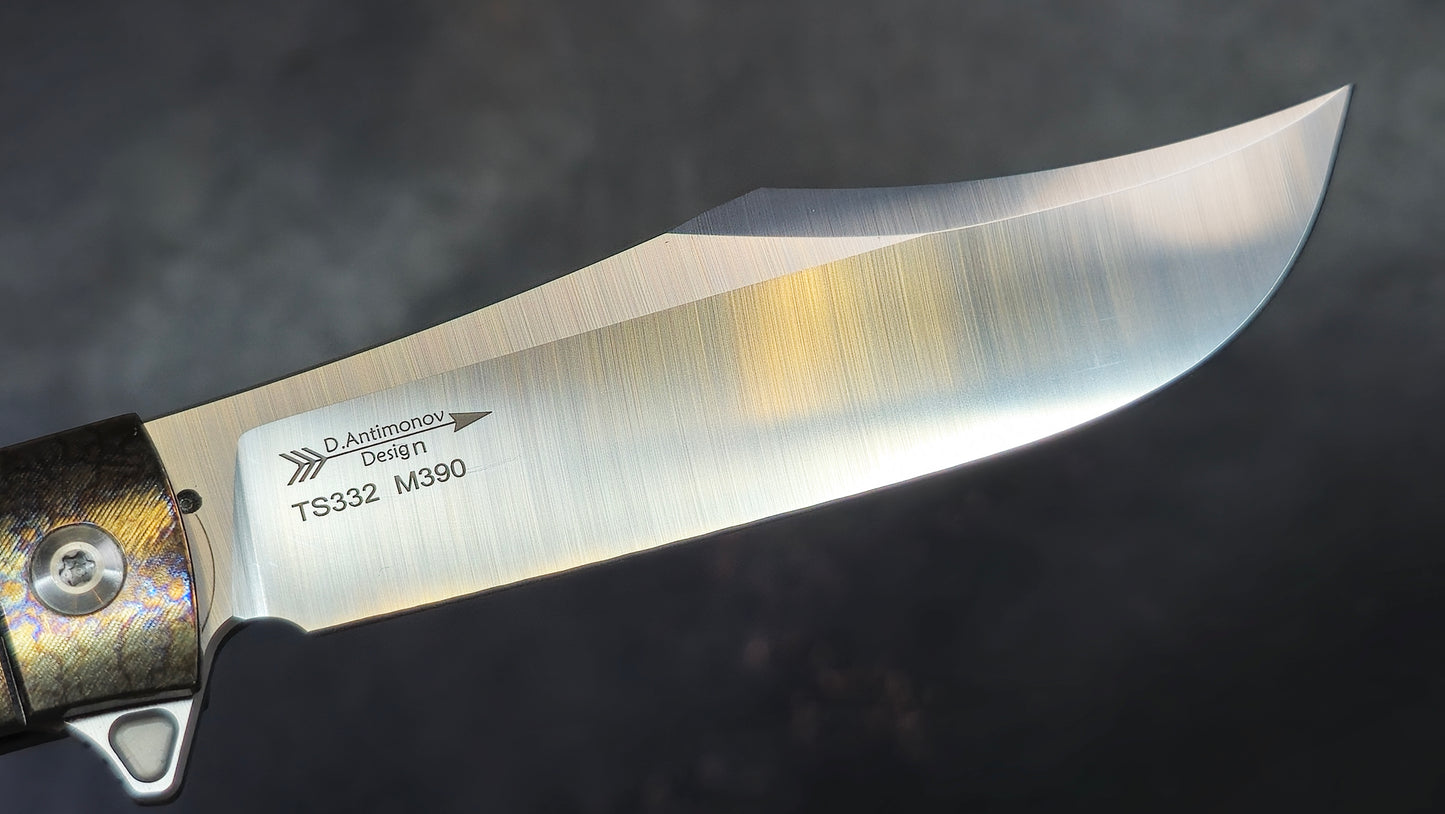 TWOSUN TS332 Titanium (COLOR ANODIZED) M390 (NEW)