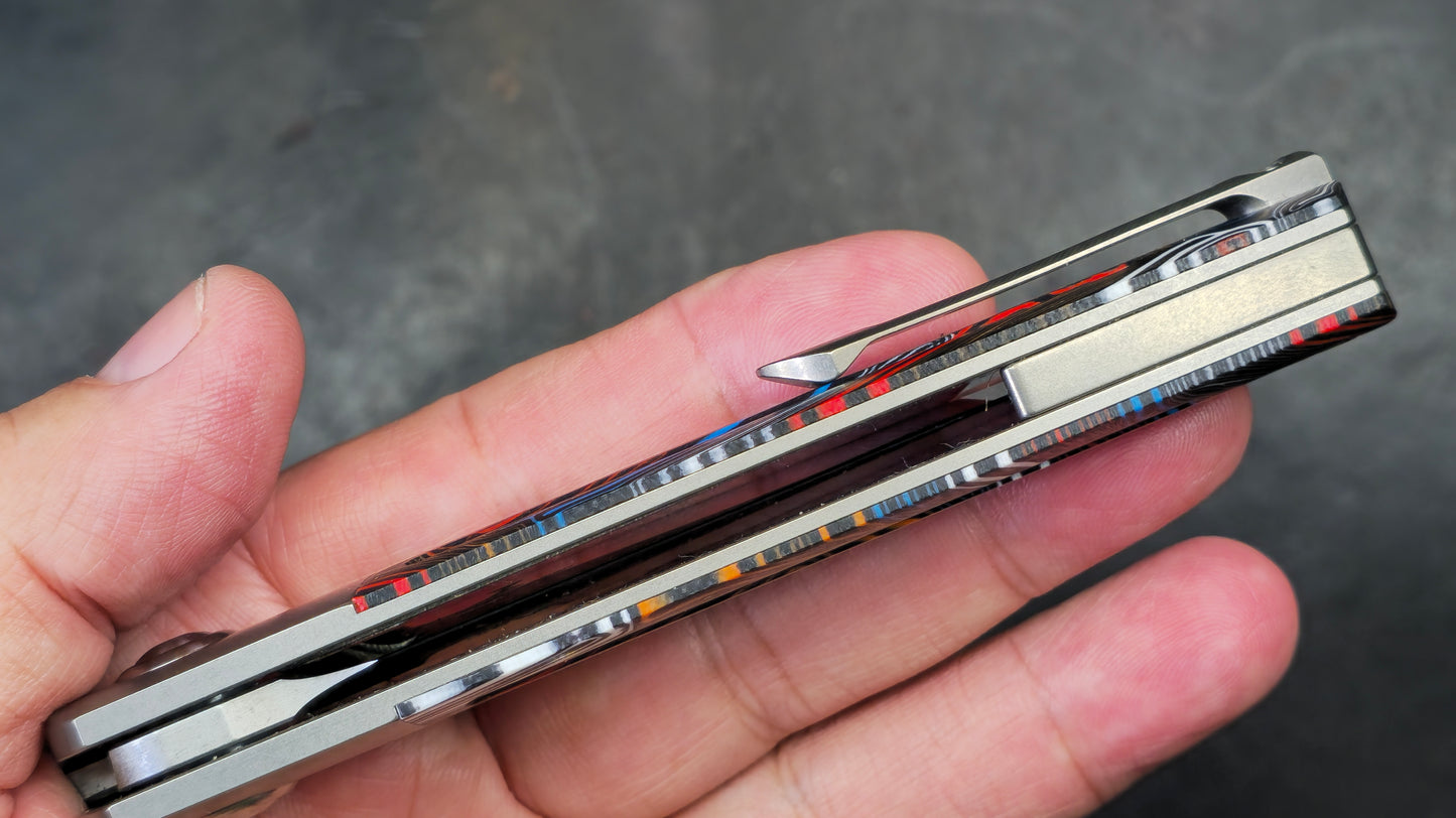 TWOSUN TS343 Titanium G10 Gimascus D2 (NEW)