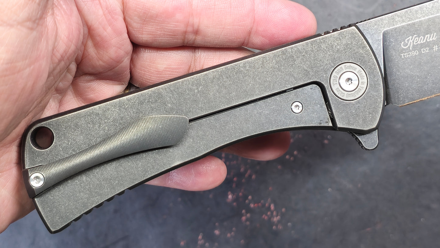 TWOSUN TS390 Titanium (BLACK STONEWASH) D2 (NEW)