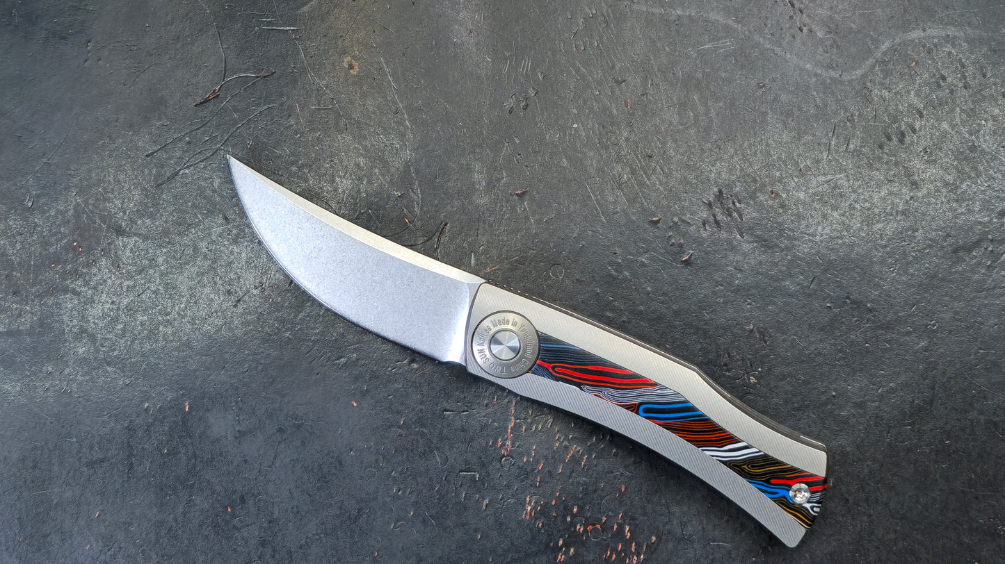 TWOSUN TS385 Titanium Gimascus G10 14C28N (NEW)