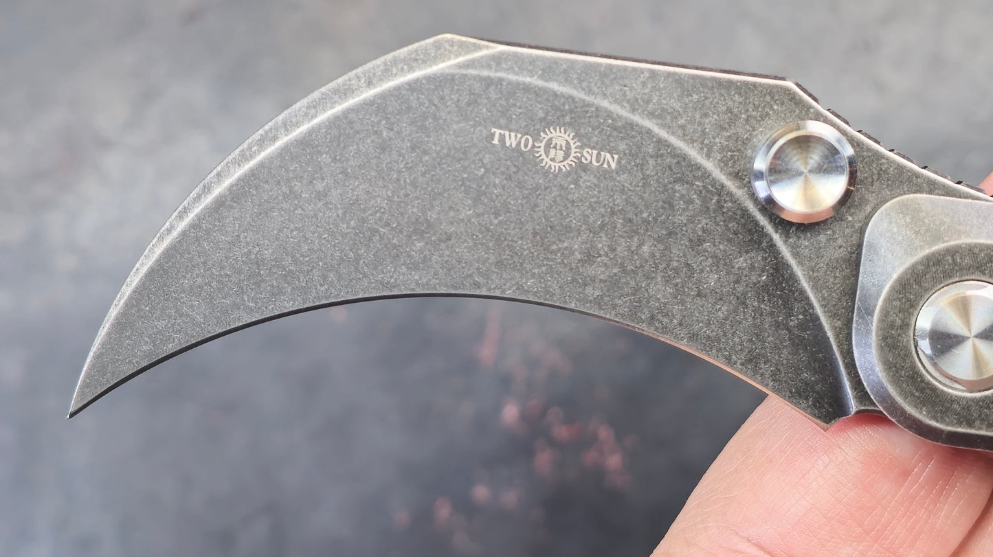 TWOSUN TS370 Titanium (BLACK STONEWASH) D2 (NEW)