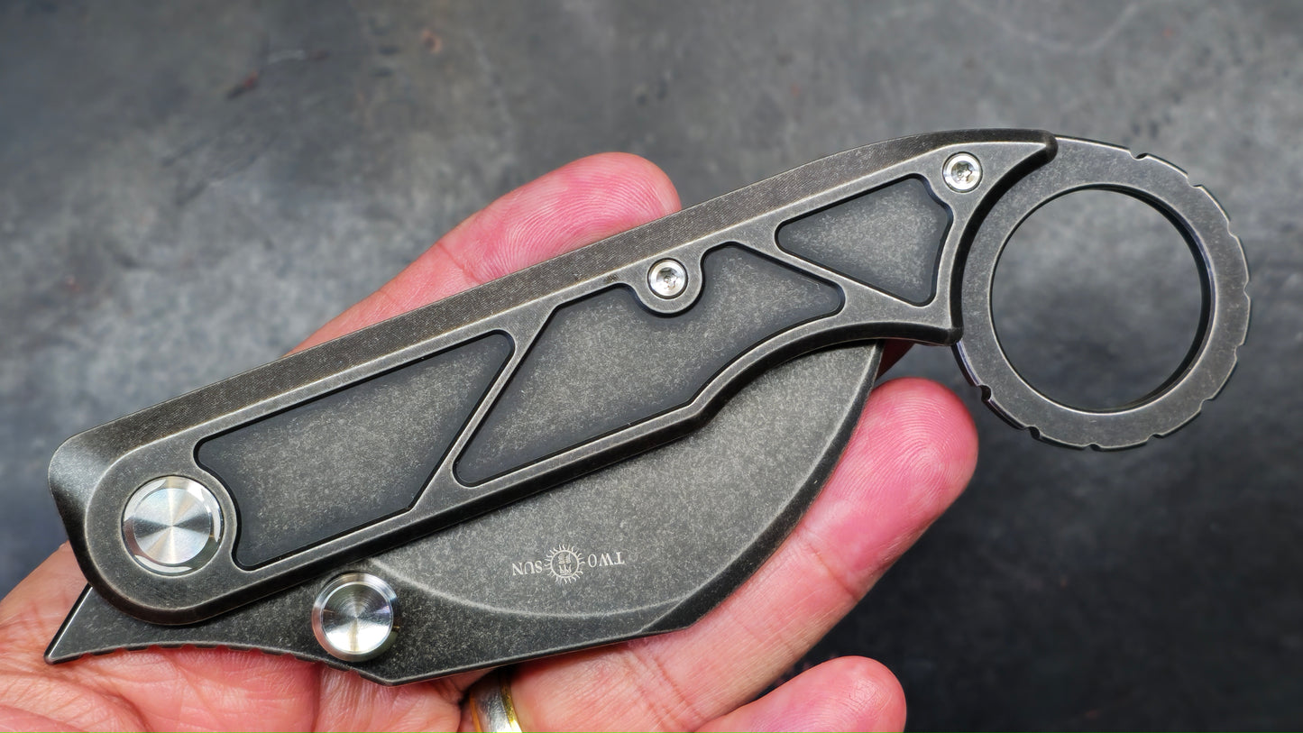 TWOSUN TS370 Titanium (BLACK STONEWASH) D2 (NEW)