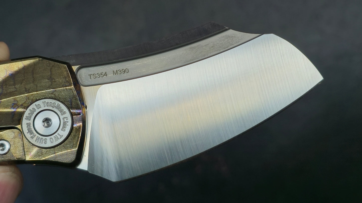TWOSUN TS354 Titanium (ANODIZED COLOR) M390 (NEW)