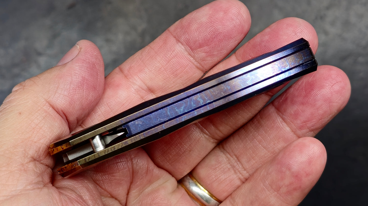 TWOSUN TS354 Titanium (ANODIZED COLOR) M390 (NEW)