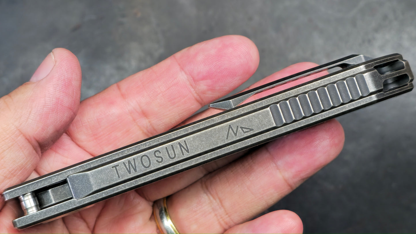 TWOSUN TS346 Titanium (BLACK STONEWASH) D2 (NEW)