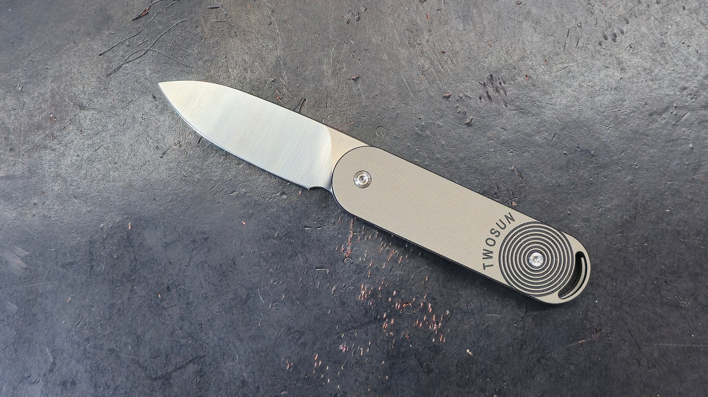 TWOSUN TS362 DOUBLE DETENT Titanium G10 D2 (NEW)