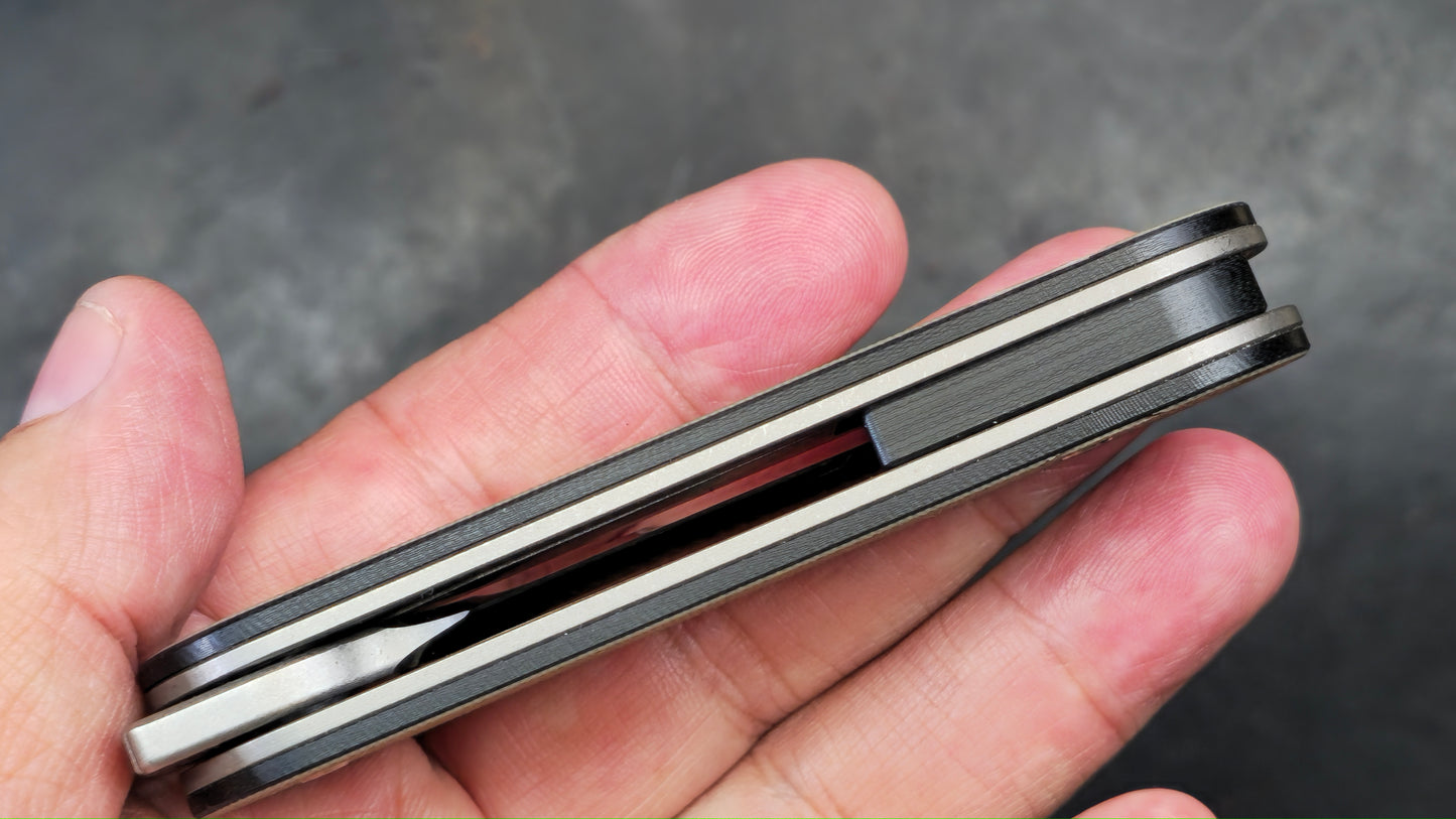 TWOSUN TS362 DOUBLE DETENT Titanium G10 D2 (NEW)