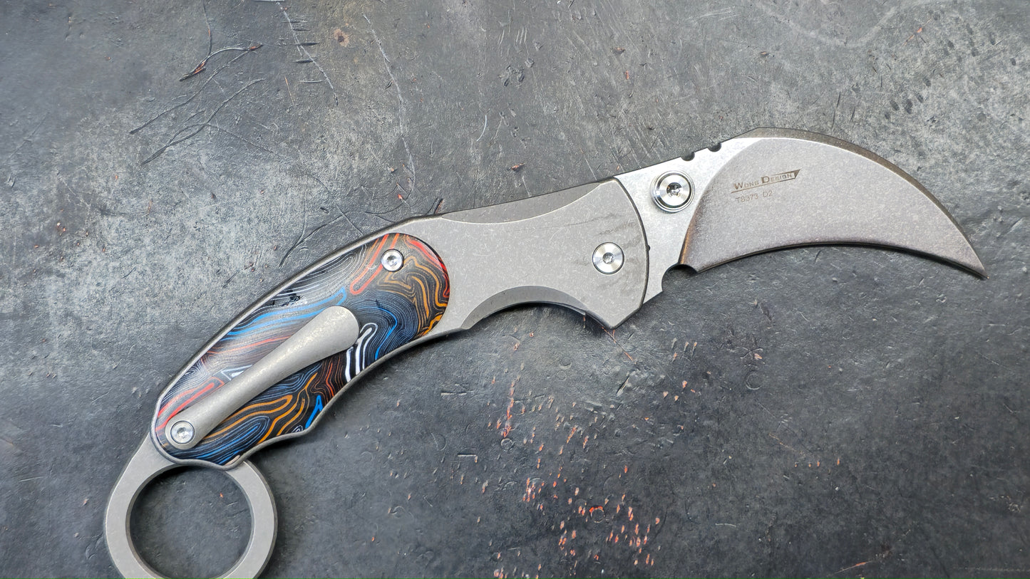 TWOSUN TS373 Titanium Gimascus G10 D2 (NEW)