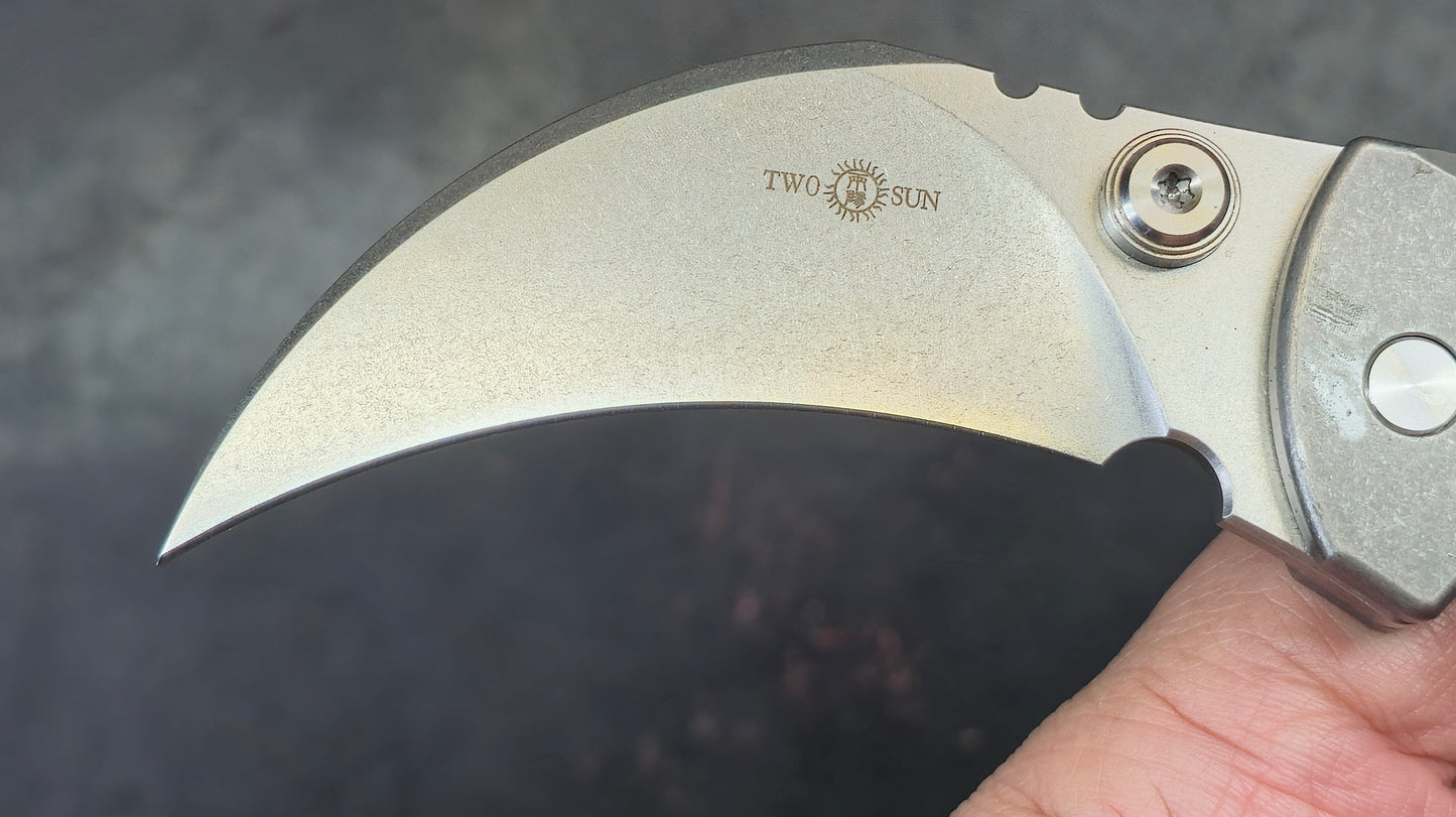 TWOSUN TS373 Titanium Gimascus G10 D2 (NEW)