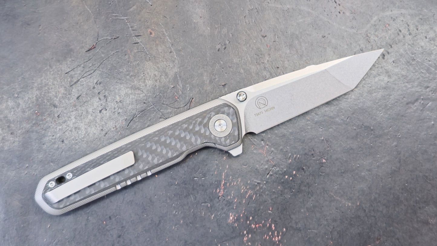 TWOSUN TS473 Titanium/Carbon Fiber Handle 14C28N (NEW)
