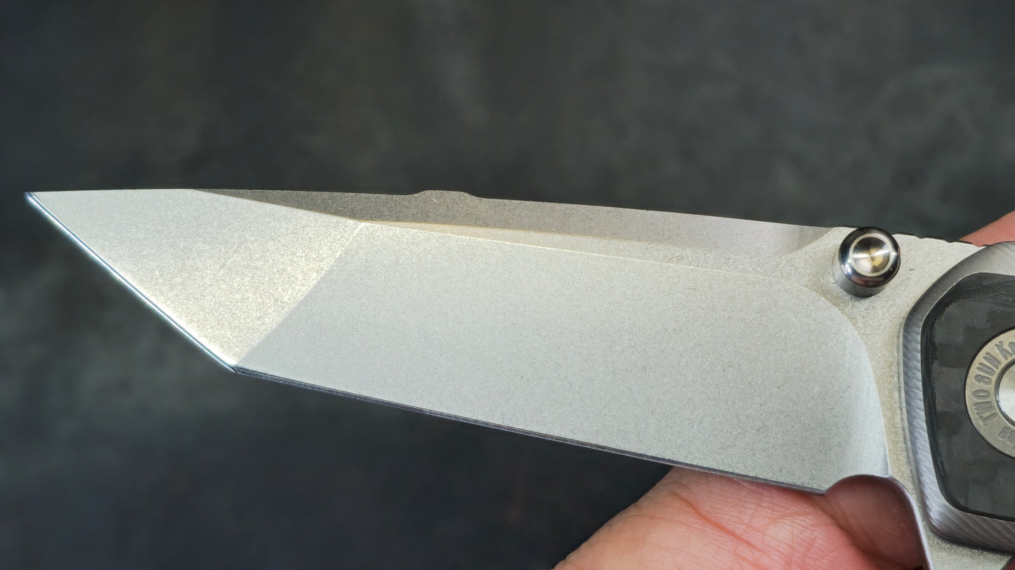 TWOSUN TS473 Titanium/Carbon Fiber Handle 14C28N (NEW)