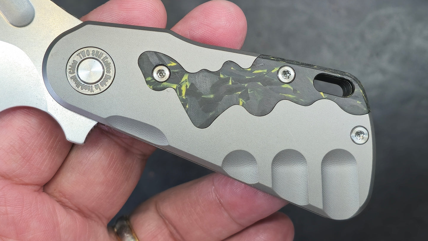 TWOSUN TS512 Carbon Fiber/Titanium Handle M390 (NEW)