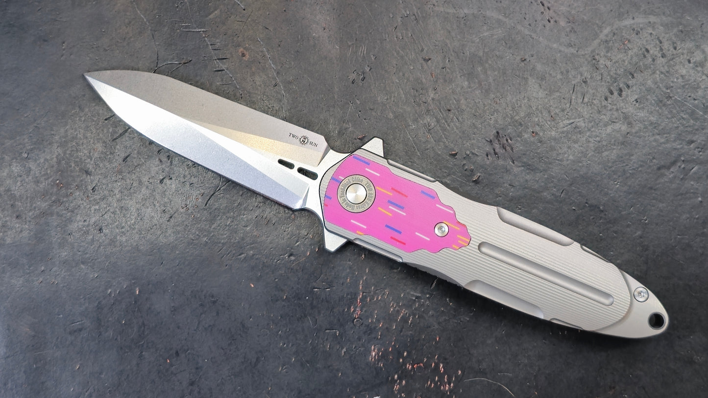 TWOSUN TS514 Sprinkle G10 / Titanium 14C28N (NEW)