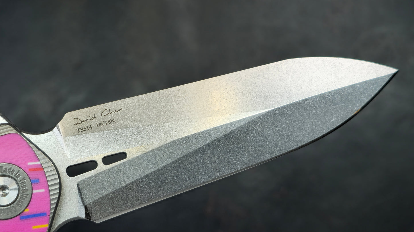 TWOSUN TS514 Sprinkle G10 / Titanium 14C28N (NEW)