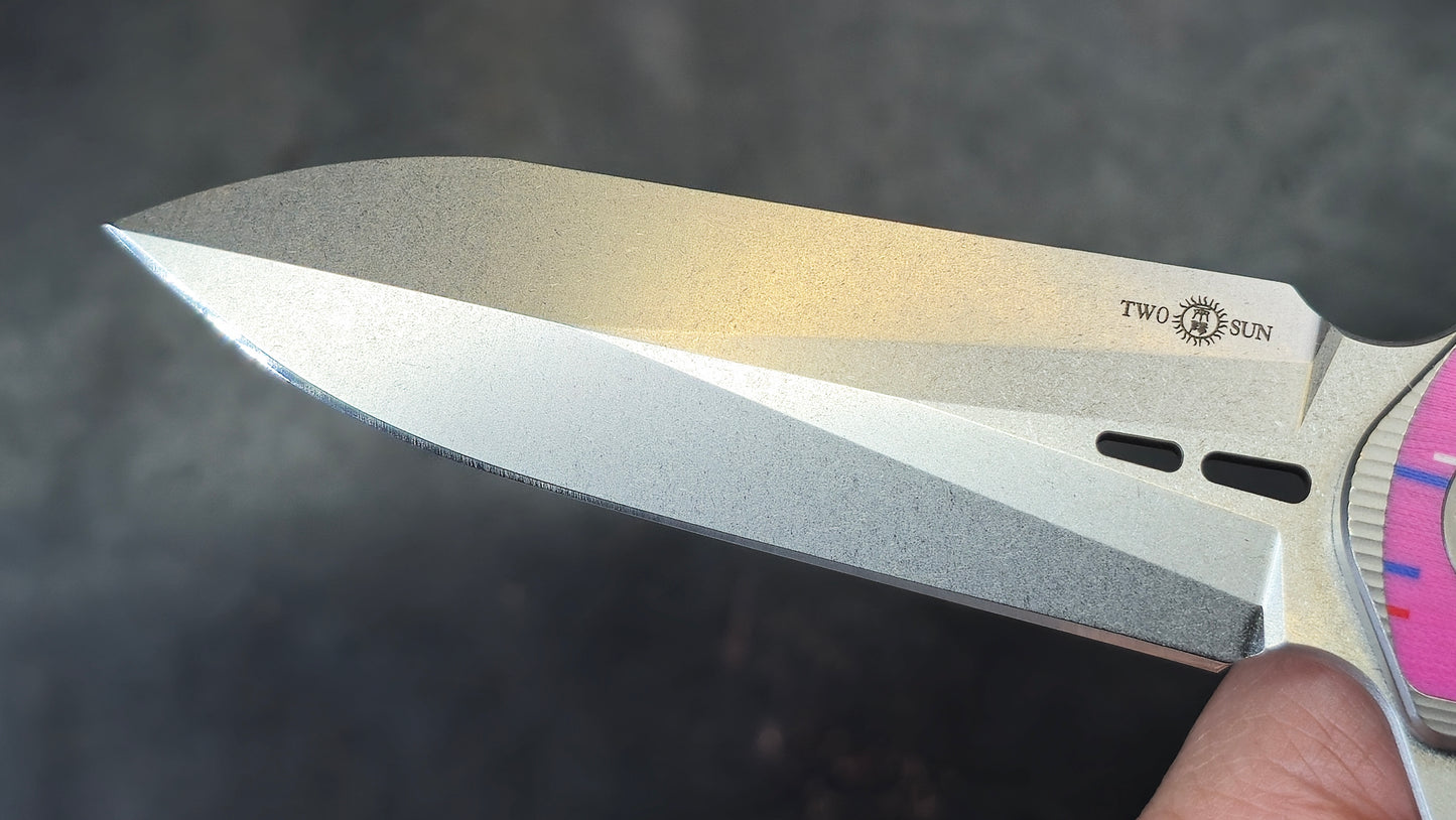 TWOSUN TS514 Sprinkle G10 / Titanium 14C28N (NEW)