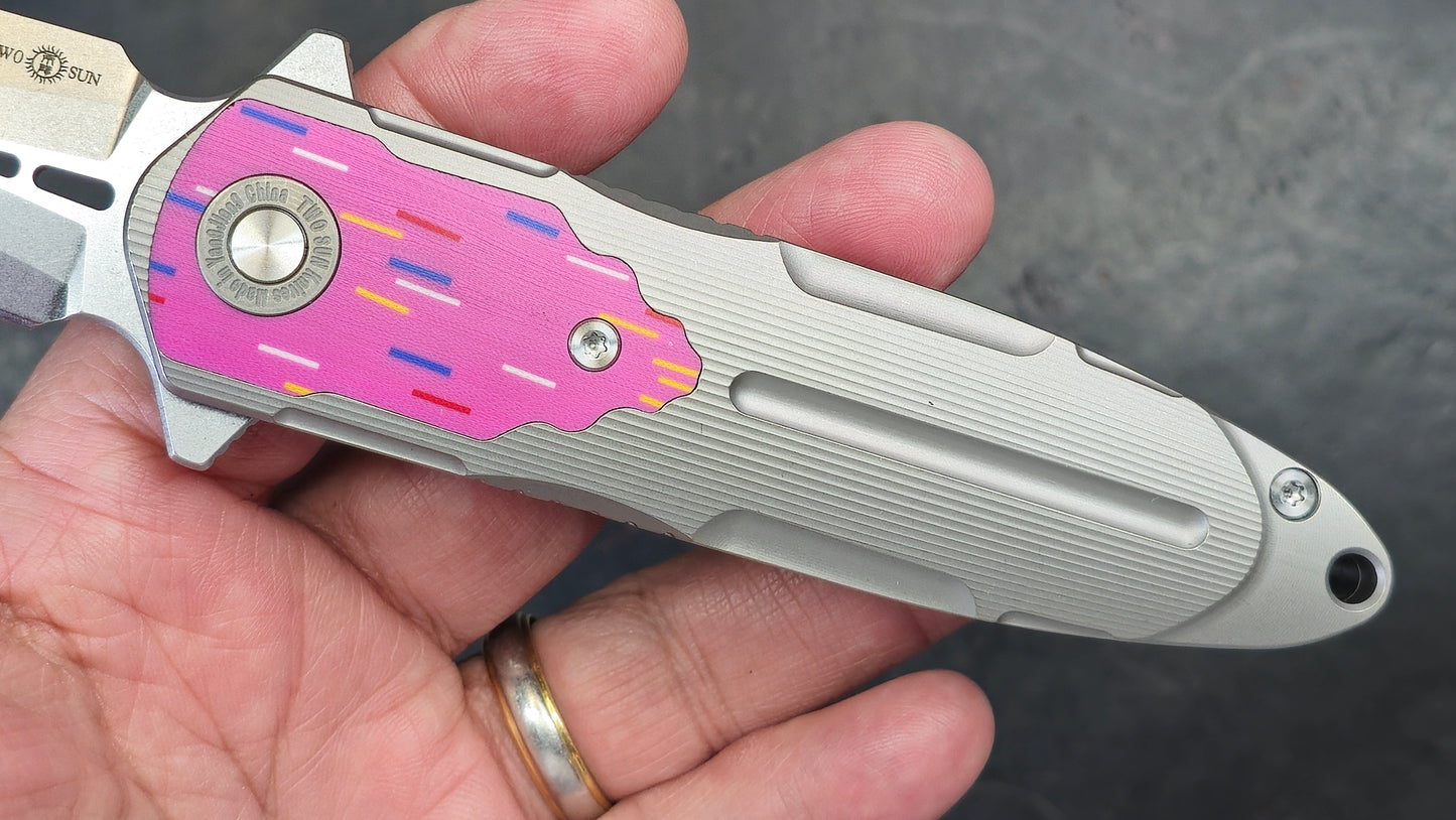 TWOSUN TS514 Sprinkle G10 / Titanium 14C28N (NEW)