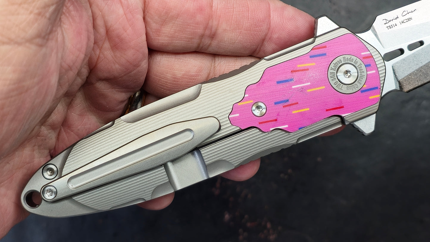 TWOSUN TS514 Sprinkle G10 / Titanium 14C28N (NEW)