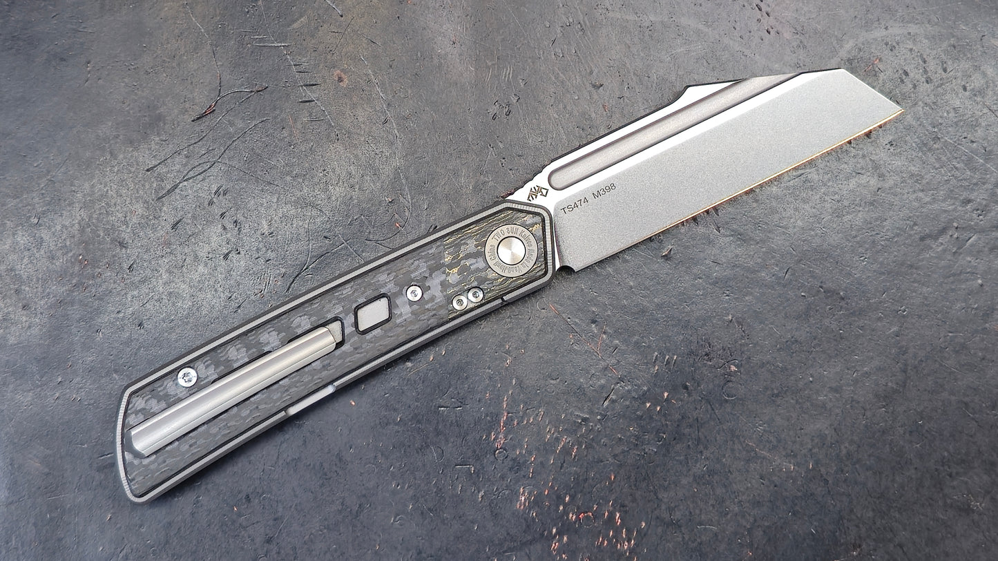 TWOSUN TS474 Titanium/Carbon Fiber Handle M398 (NEW)