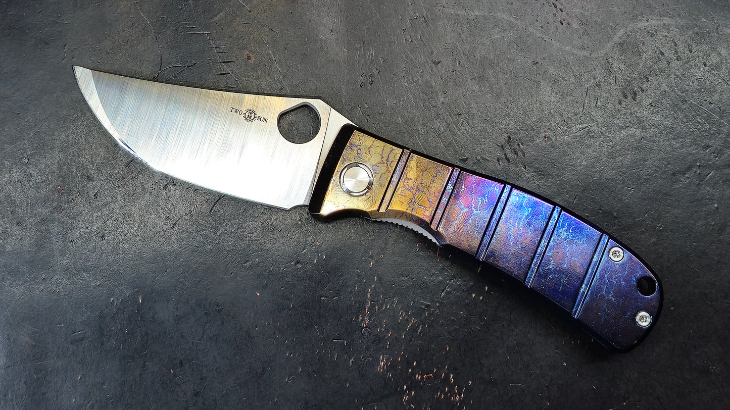 TWOSUN TS408 Titanium Handle 14C28N
