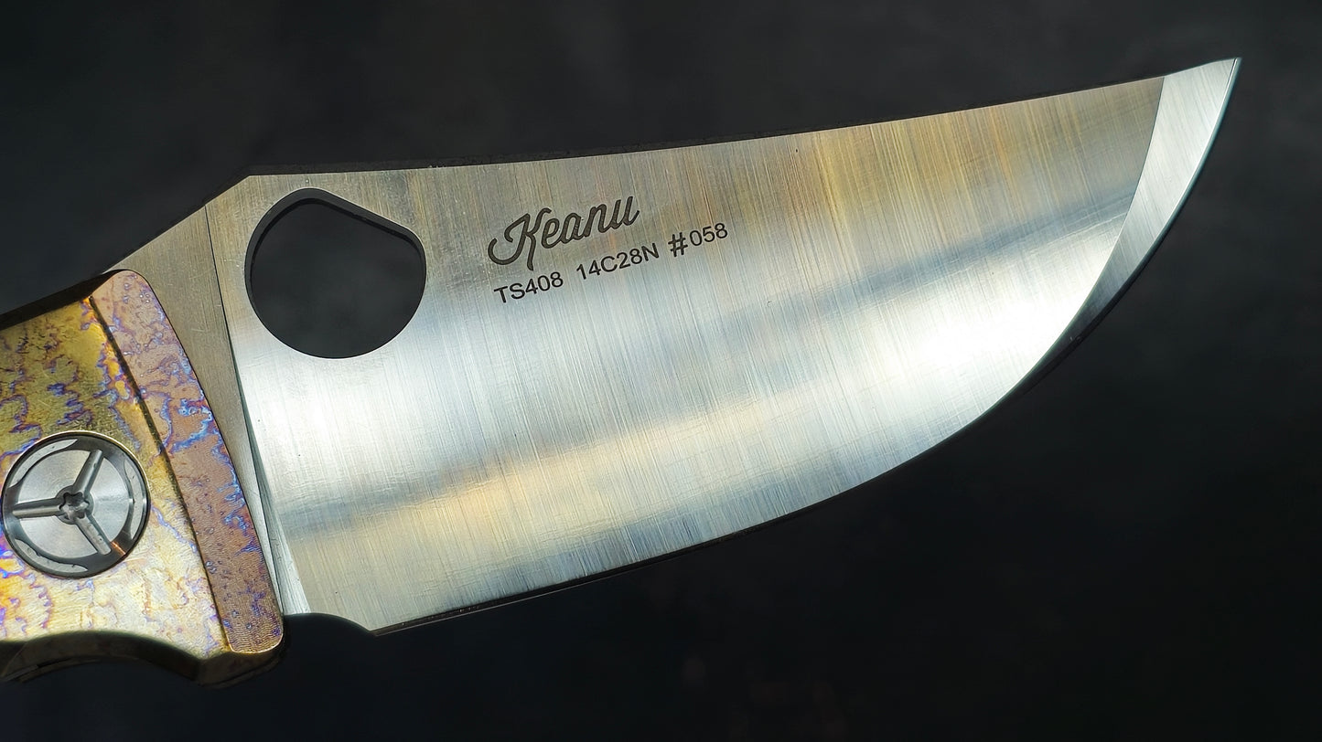 TWOSUN TS408 Titanium Handle 14C28N