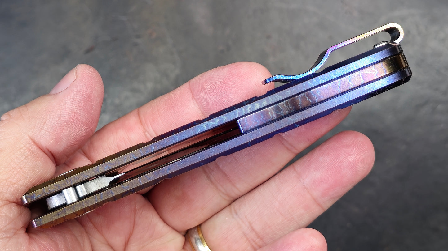 TWOSUN TS408 Titanium Handle 14C28N
