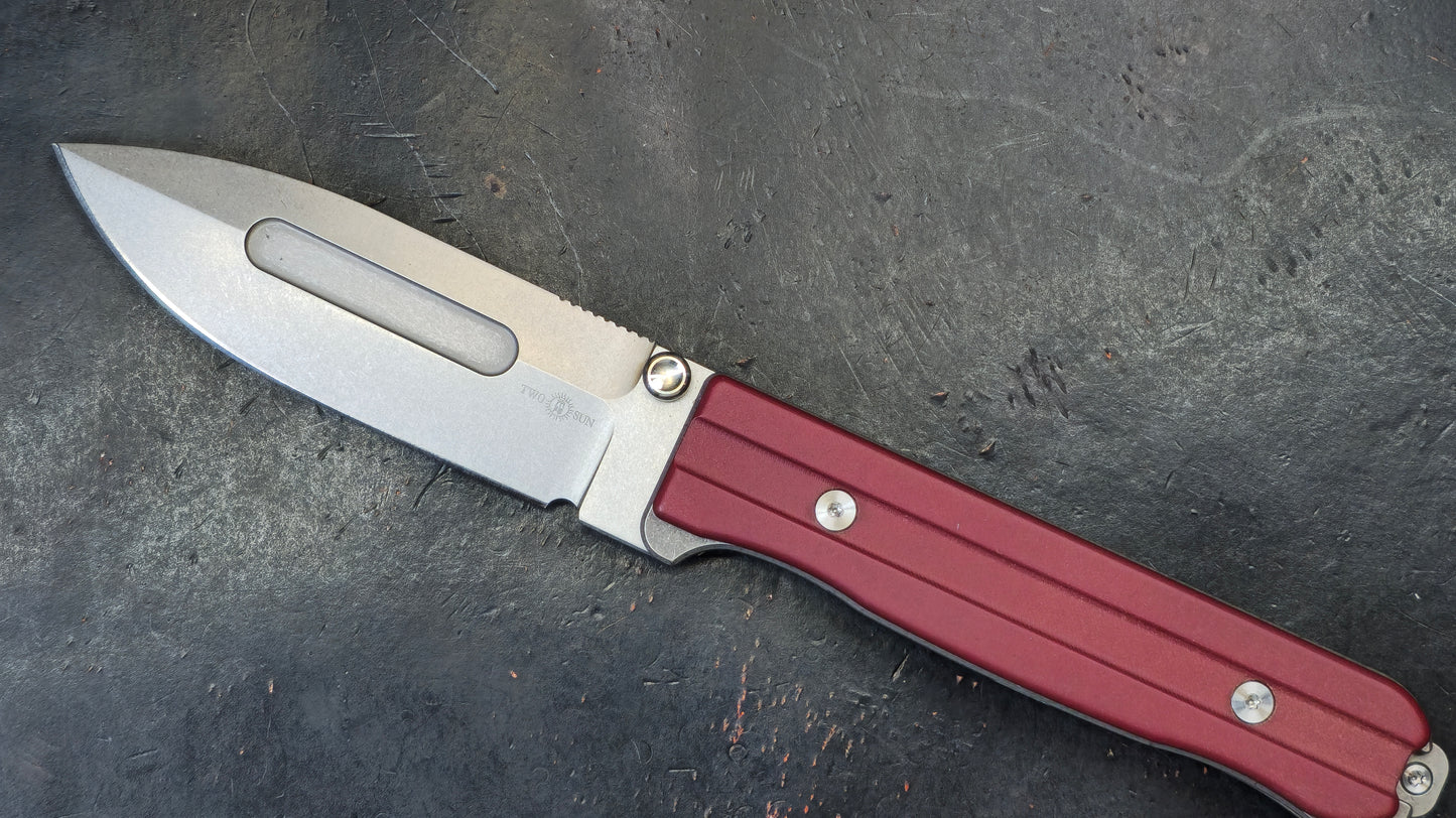 TWOSUN TS434 Titanium/G10 Handle D2 (NEW)