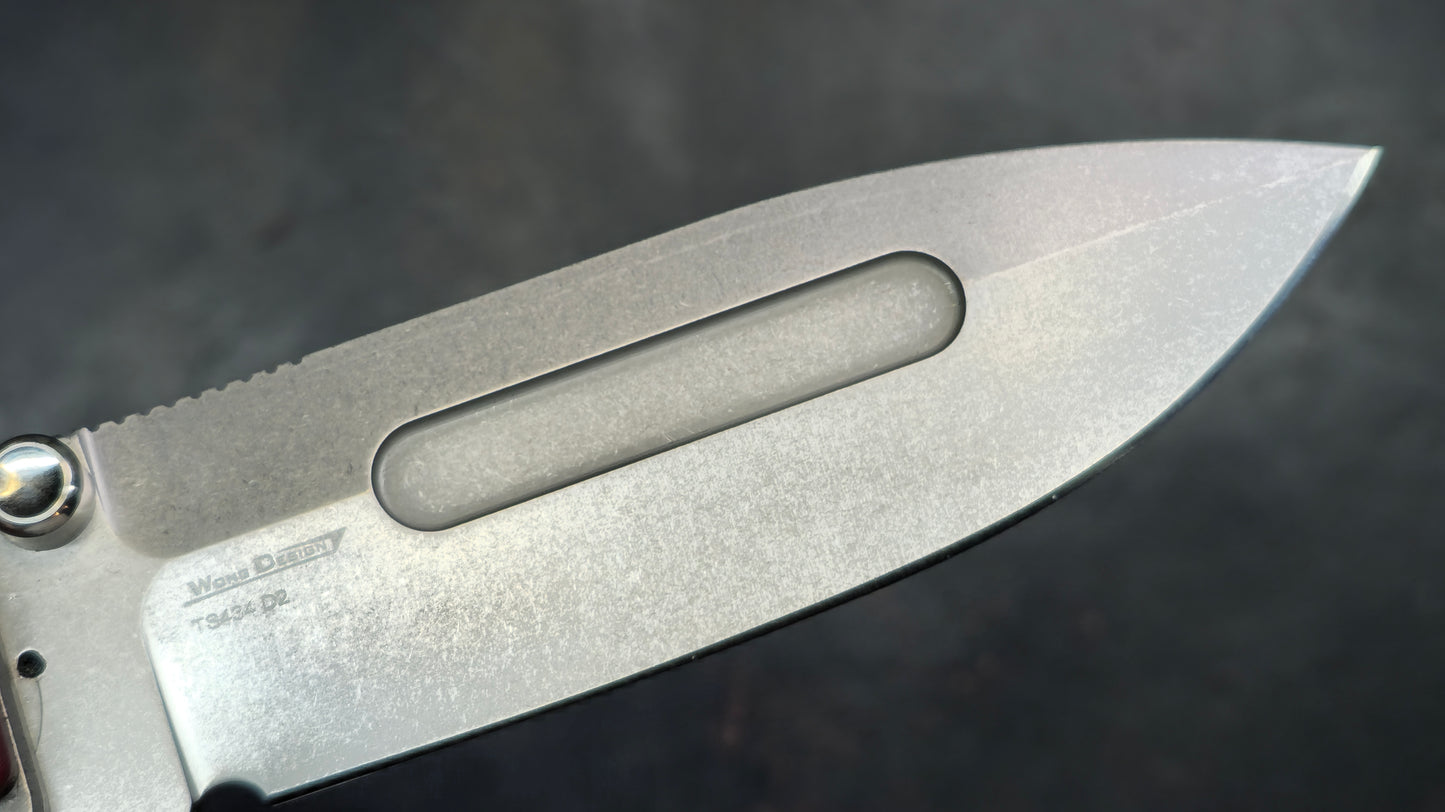 TWOSUN TS434 Titanium/G10 Handle D2 (NEW)