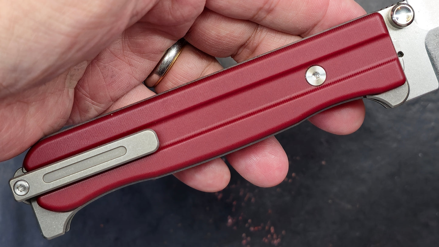 TWOSUN TS434 Titanium/G10 Handle D2 (NEW)