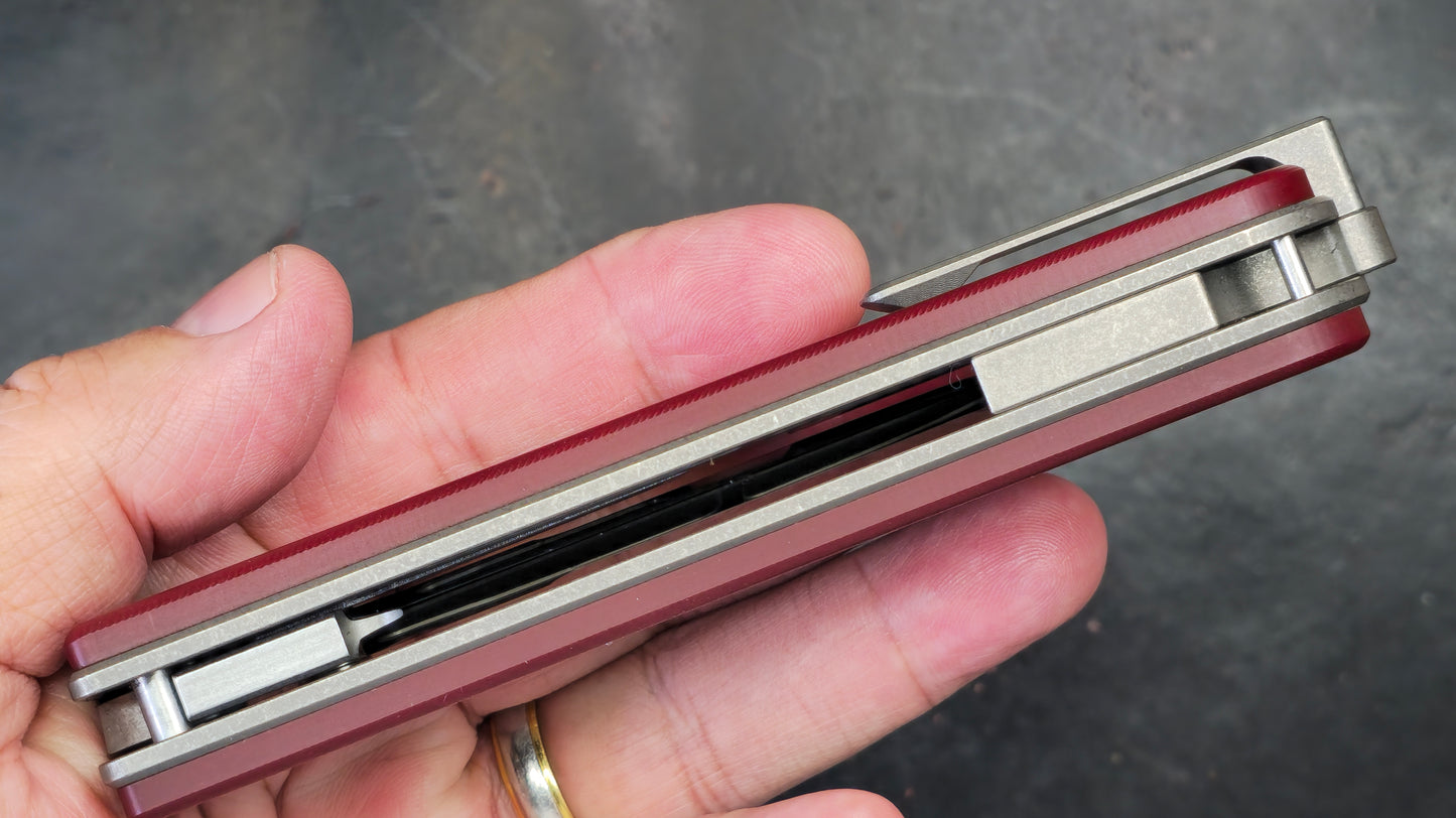 TWOSUN TS434 Titanium/G10 Handle D2 (NEW)