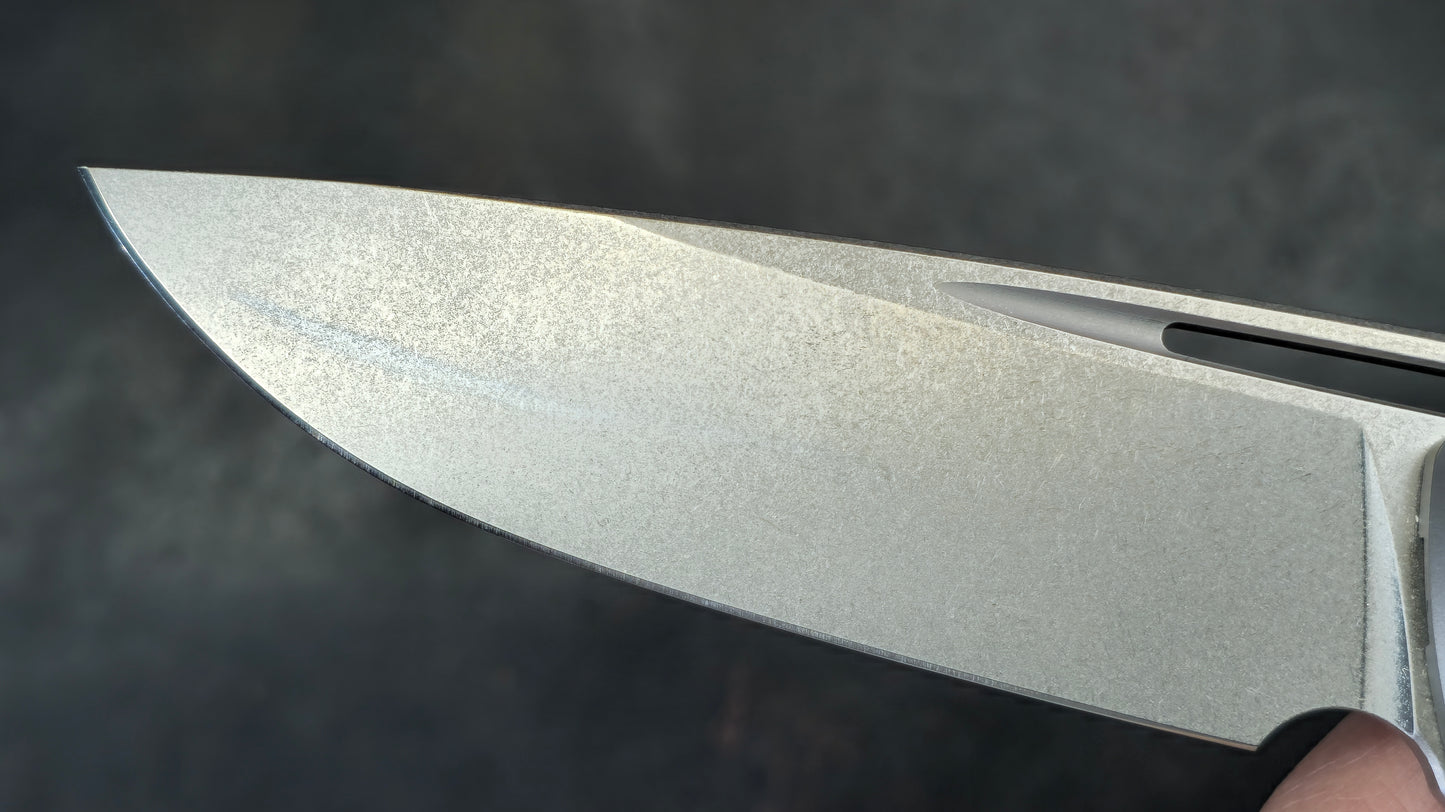 TWOSUN TS471 Titanium and G10 Handle 14C28N (NEW)