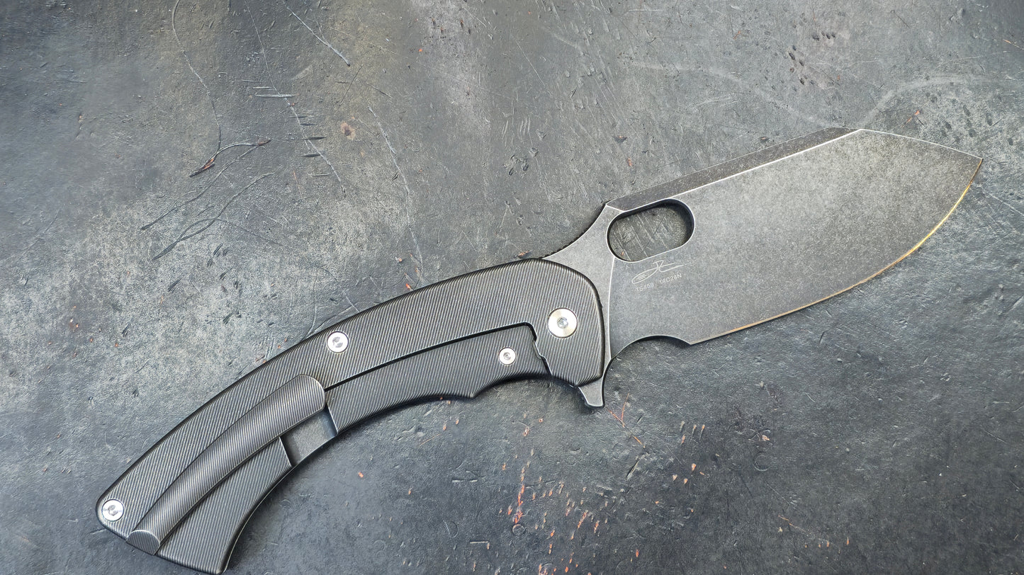 TWOSUN TS459 Black Titanium Handle 14C28N (NEW)