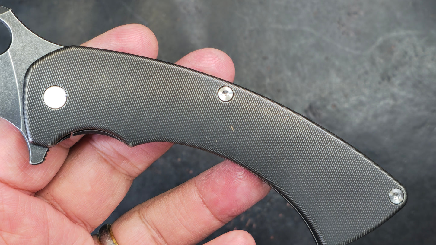TWOSUN TS459 Black Titanium Handle 14C28N (NEW)