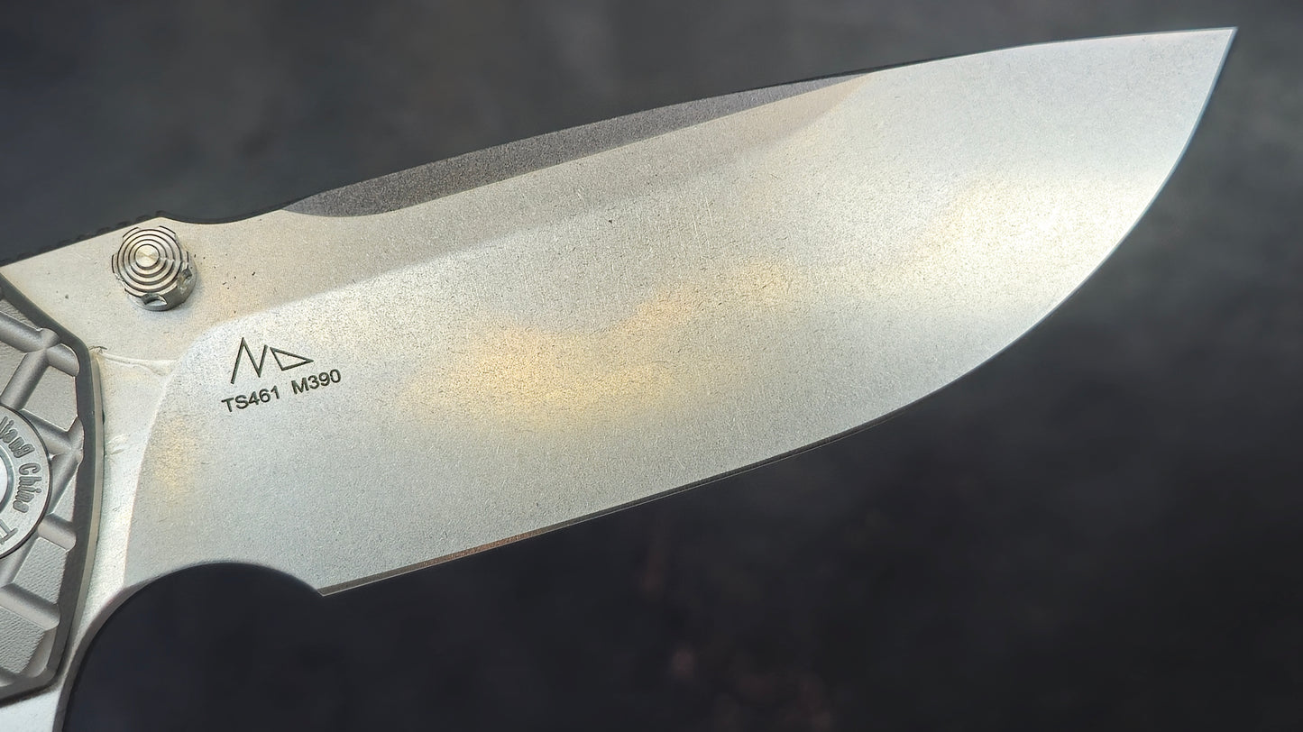 TWOSUN TS461 Titanium/PEI Handle M390 (NEW)