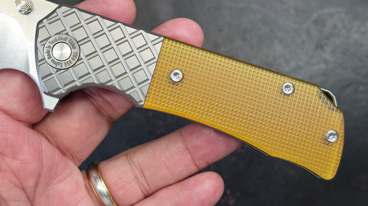 TWOSUN TS461 Titanium/PEI Handle M390 (NEW)