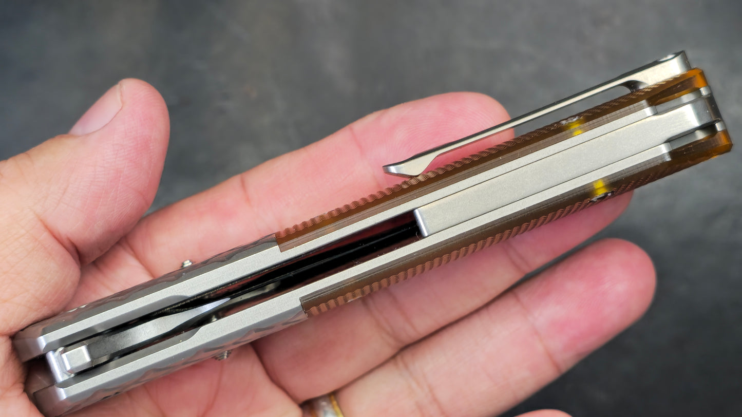 TWOSUN TS461 Titanium/PEI Handle M390 (NEW)